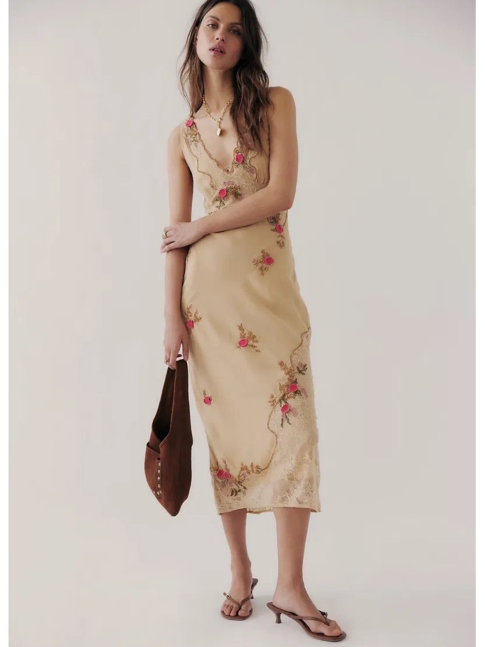 Free People Meet Again Midi Dress